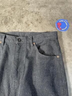Needles japanese Grey H.D. Baggy Denim Pants 32x38